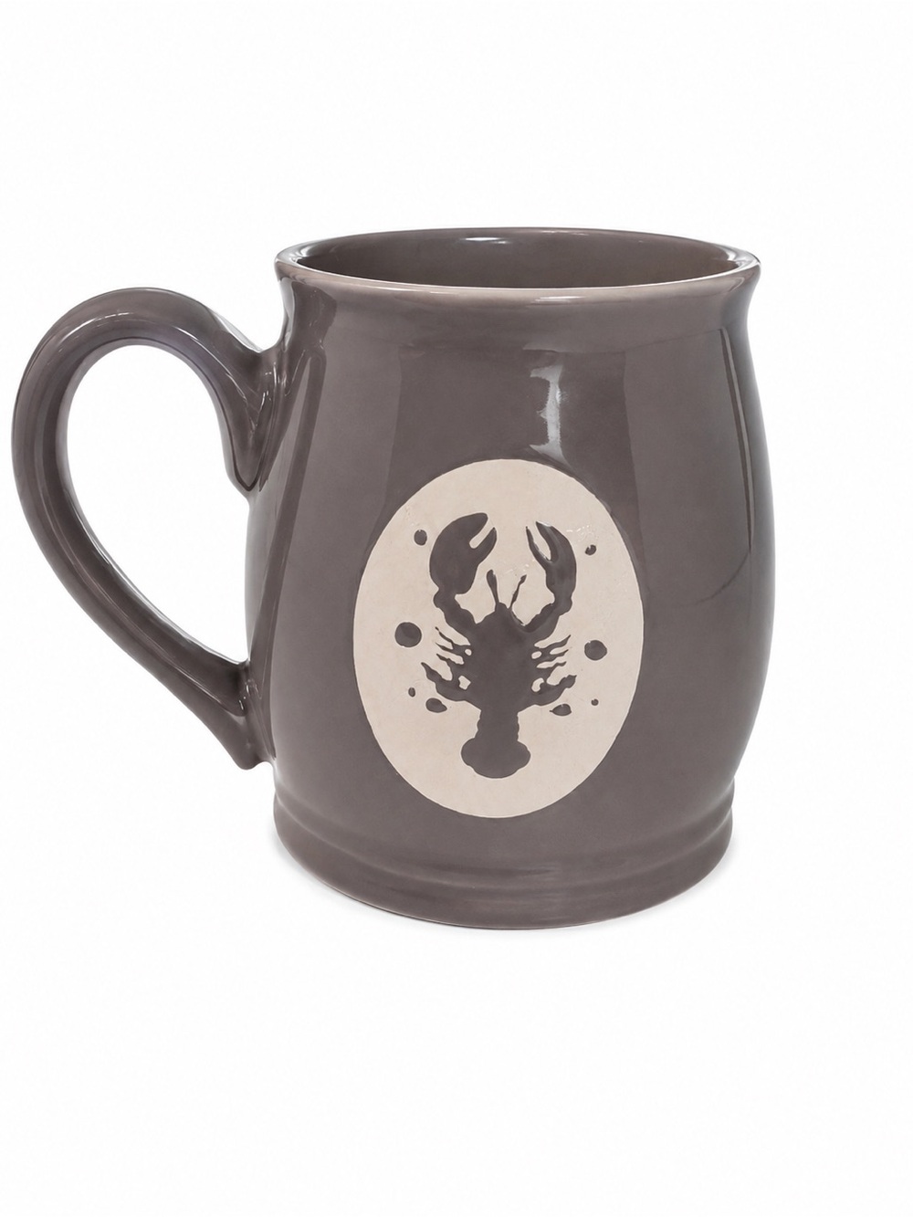 Mauve XL Coffee/Soup Lobster 🦞 Mug New England Costal Cottage, Cape Cod Style